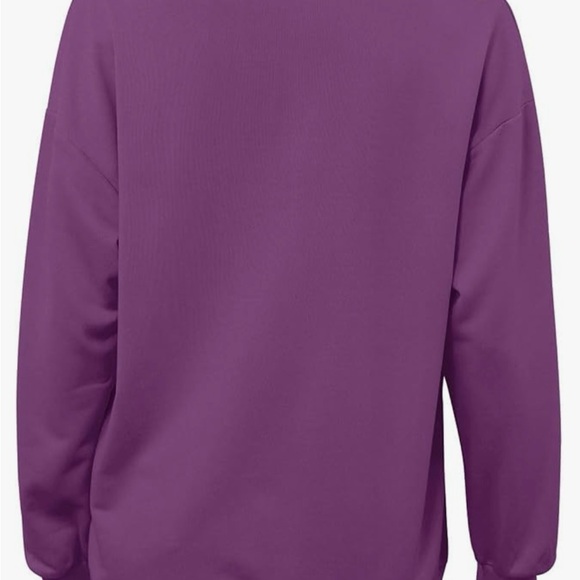 NWT BISHUIGE Women's  Mauve Long Sleeve 1/4 Zip Pullover Casual size Medium - Picture 2 of 10